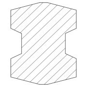 Frontladerzinken gerade, Doppel-T, L= 1410 mm, M22 x 1,5 mm - More 3