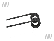 Pick-up Zinken - schwarz, 145 x 76 x 5,5 mm, für Krone - More 3