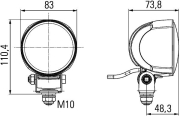 Arbeitsscheinwerfer, LED - More 3