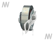 Laufrolle glatt m. Schraube - More 3