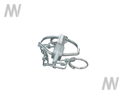 Klappstecker passend für Unterlenker Fangprofil, Kat. 2, 11 x 55 x 56 mm - More 3