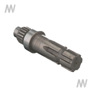 Umbau Zapfwellenstummel 1 3/4" 6er Keilverzahnung - More 3