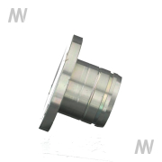 Bearing flange D=45 with mill off - More 3