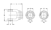 Inbound yoke for outer tube RGP P500 - More 3