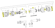 Guard halves for section tube - More 3