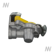 WABCO Kupplungskopf Gelb M22x1,5 für Zugmaschinen mit Ventil - More 3