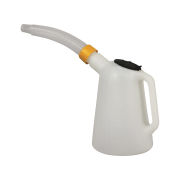 Measuring jug with lid, 1L, PE-white - More 3