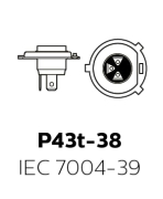 Glühlampe H4 12V 60/55W - More 4