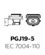 H9 halogen lamp, 12V, 65W, PGJ19-5 - More 4