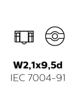 Glass base lamp, W5W, 12V, W2.1x9.5d, VE2 - More 4